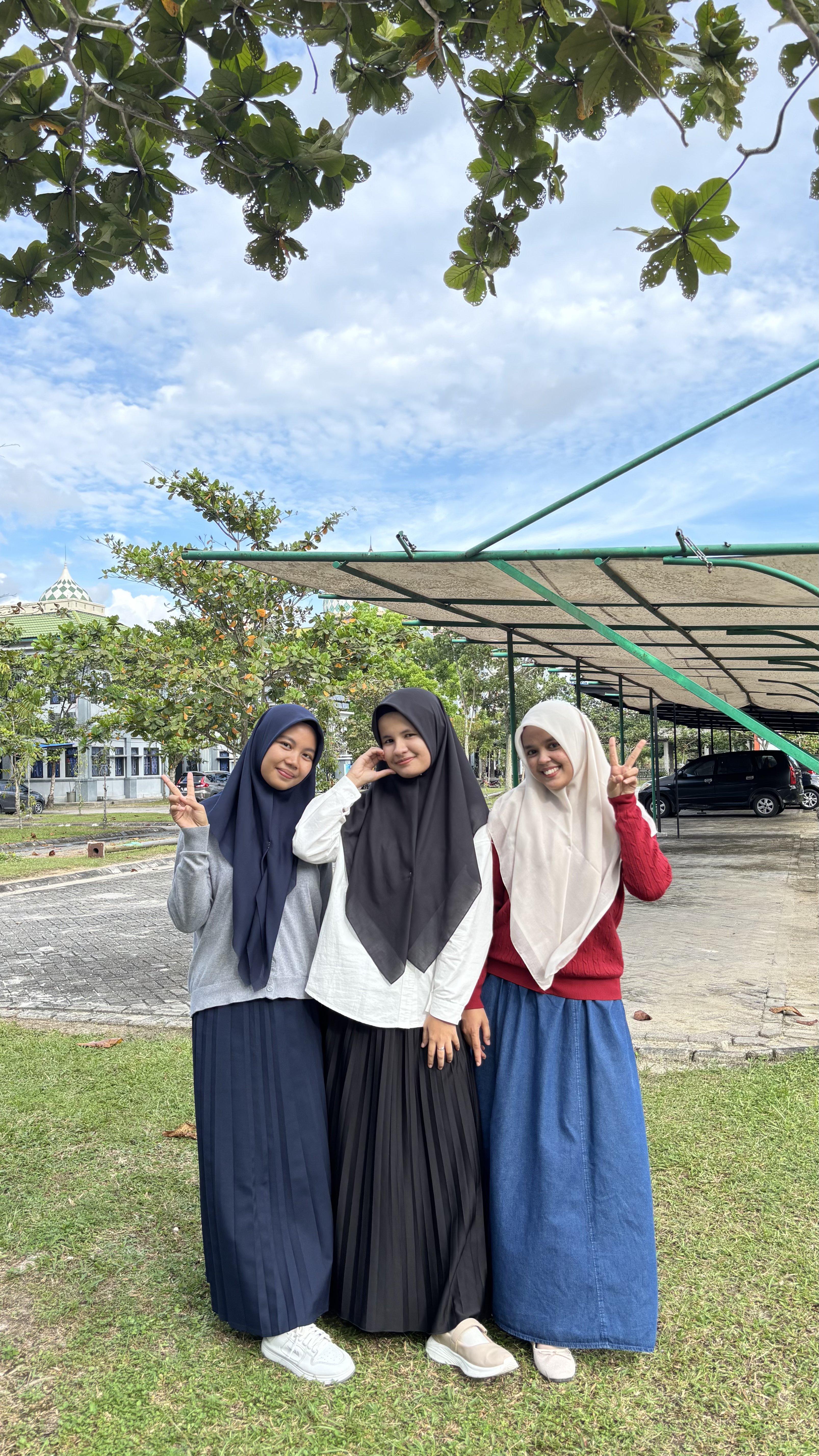 Jelita bersama teman setelah seminar